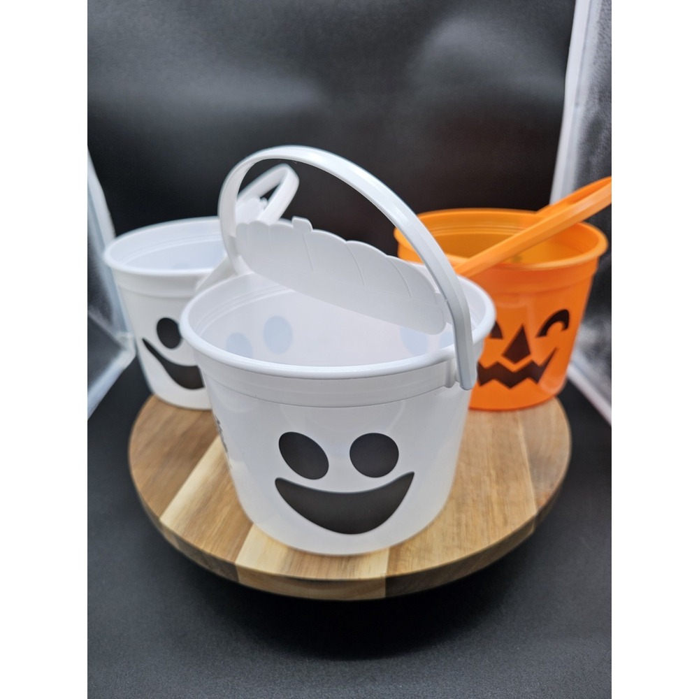 McDonalds 2022 Set Of 3 Halloween Buckets 2 McBoo & 1 McPunk'n